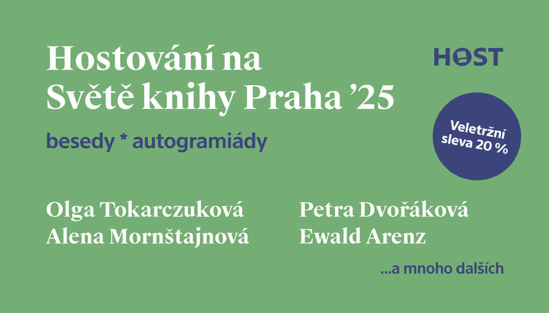 Hvězdný program nakladatelství Host na Světě knihy ’25