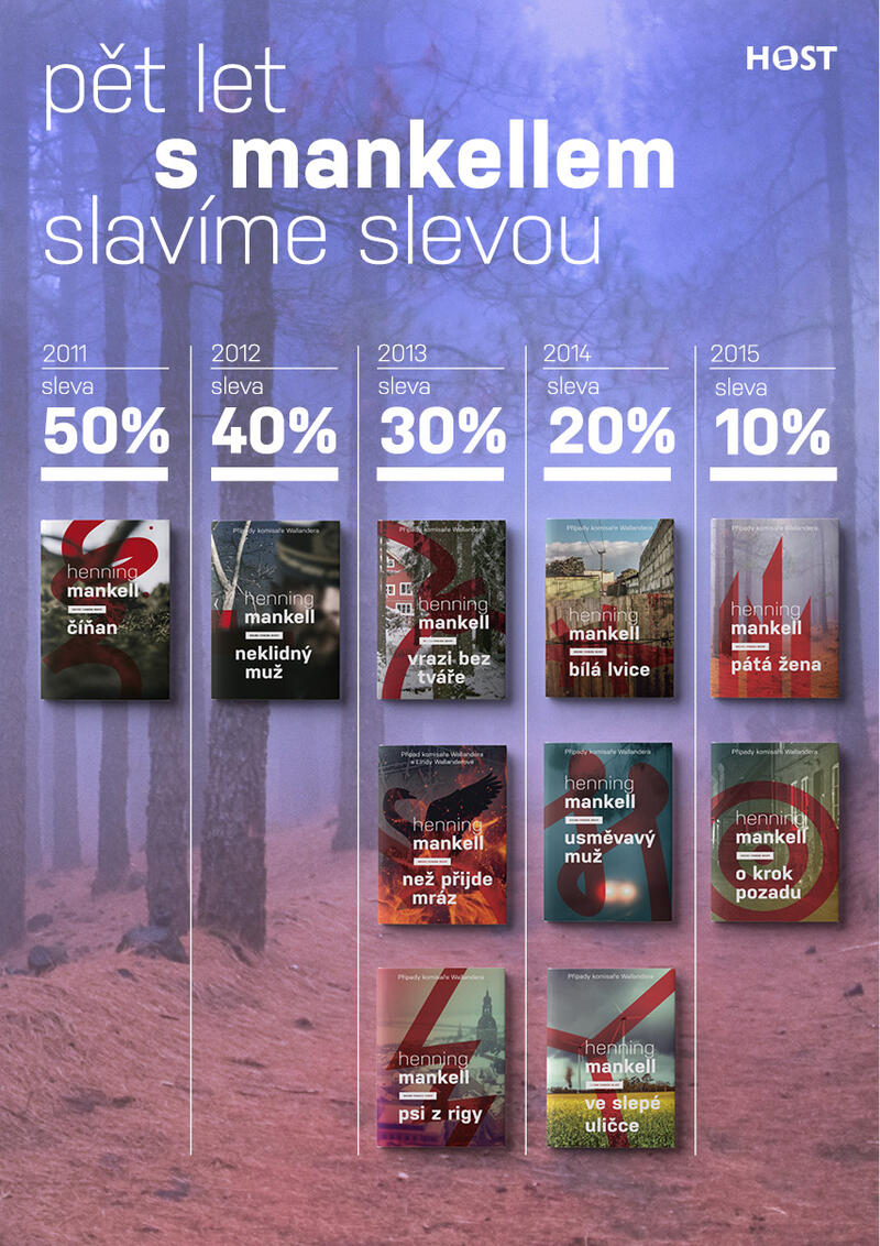 Pět let s Mankellem – slavíme slevou!