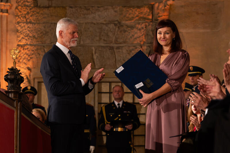 Kateřina Tučková získala státní vyznamenání za zásluhy v oblasti umění