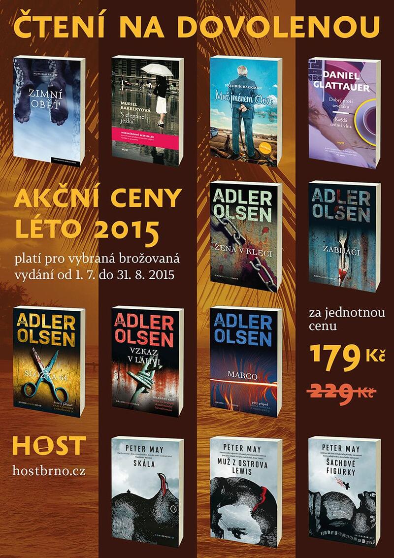 Čtení na dovolenou. Akční ceny brožovaných knih v letních měsících